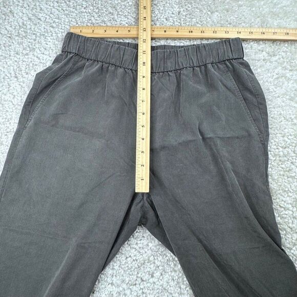 Eileen Fisher Tencel Lyocell Pull On Crop Pant Gray - Picture 6 of 6